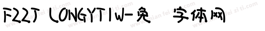 FZZJ LONGYTIW字体转换